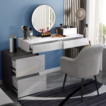 Dressing table bedroom modern simple storage cabinet integrated Net red ins light luxury wind table high-end dressing table with lights