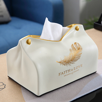 Tissue box light luxury wind ins coffee table drawing box Nordic style high-end luxury American table drawing box simple