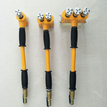 Hand-held concrete wool chisel box girder bridge surface small single and double-head hauling machine pneumatic haircut machine