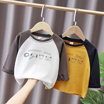 Little jackoo childrens clothing New ~ baby Foreign style long sleeve T-shirt baby boys and girls Childrens coat 1 childrens fashion base 3