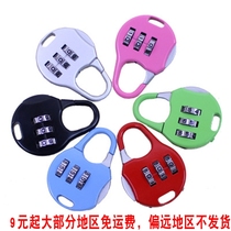 Fashion cartoon code lock pen bag gift box lock drawer small padlock 3 digital password anti-theft lock