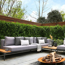 Custom Outdoor Sofa Waterproof Cushion Rattan Chair Square Yard seat strip chair Stool Conjoined Backrest Sponge Cushion