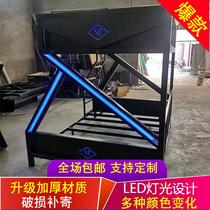 E-sports hotel Internet cafe Seitu e-sports bed mother and child bed home school bunk bed wrought iron bed Iron structure can be customized