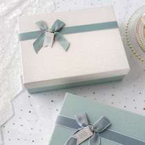 Rectangular gift box empty box Net red shake sound birthday gift box large high-grade gift box lipstick packaging box