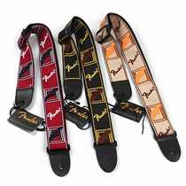 Fanta electric guitar strap folk guitar bass color knit classic strap guitar strap
