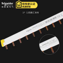 Schneider bus copper bar 1P12 circuit bus inlet wiring can be connected to 12 1p circuit breakers