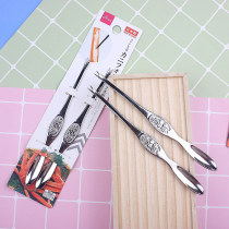 Japan DAISO crab needle eating crab tools peeling lobster crab pliers household 304 stainless steel crab fork crab spoon