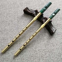 6-hole clarinet Irish Feadog Nickel-plated tin flute Treble Student Six-hole D-tone brass whistle
