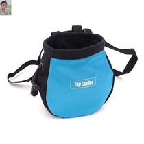  Customized outdoor mountaineering powder bag rock climbing ice climbing waist hanging magnesium powder bag Fitness single and parallel bar storage waist bag can be customized