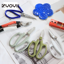 Flower shop tools summary florists special scissors to puncture pliers round head imitation Japan Sakiyuan gardening branch scissors floral scissors