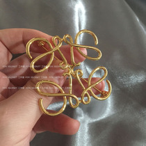 Advanced sensory geometric bra needle thick 24K real gold and cold air square hollow needle ZP version