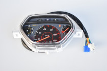 Applicable Haojue HJ110-AHJ110-E country three curved beam motorcycle instrument odometer KM oil meter code table