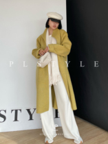 PL Custom custom double-sided cashmere coat women 2021 autumn and winter high end long knee temperament wool coat