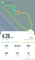 Gu Dai Yue running circle Keep running number of mileage record screenshot Yueyue moving circle Migu good running custom