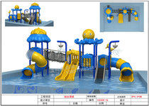 Water slide adult swimming pool slide large slide water play outdoor water swimming pool facilities
