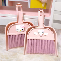 Cute mini plastic dustpan broom set combination student childrens broom garbage shovel pet small