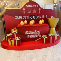 Real estate sales department smashed the golden egg table layout shopping mall opened the golden egg table smashing the golden egg table atmosphere ornaments beautiful Chen dp