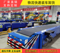 Loading and unloading artifact Telescopic belt conveyor Logistics conveyor belt Lifting and moving sorting conveyor assembly line