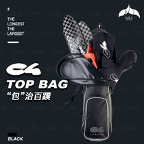 Italy C4 extra-large free diving foot webbed backpack double shoulder bag foot webbed bag large capacity