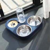 Dog Bowl Cat Bowl Rice Basin Double Bowl Cat Triangle Automatic Drinking Water basin Drinking Water Bowl Dog Cat Food Pet Supplies