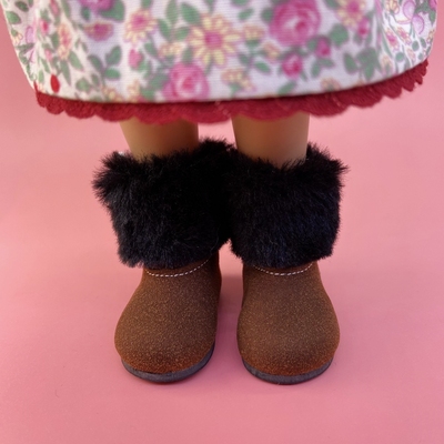 taobao agent New 6CM snow boots four -point BJD doll shoes 1/4 Pokémon queen princess minife long leg cotton baby shoes