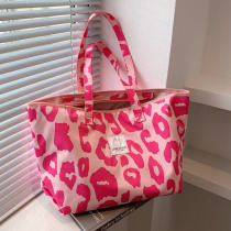 New hand canvas Totbag to go outside multifunctional Mother-to-baby bag Korea Light Mummy bag Large-capacity shopping bag