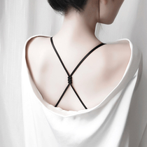 Beauty back transparent shoulder strap invisible non-slip underwear accessories can be exposed bra strap summer sexy bra strap cross