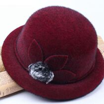 Senior hat winter winter imitation mink fur grandmother hat warm fisherman hat basin hat elderly children autumn winter
