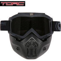  TORC Motocross helmet Retro mask Motorcycle goggles Mask goggles goggles Removable