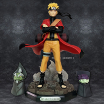 Naruto Whirlpool Naruto hand-run fairy mode gk large toad doll spiral pill model doll around