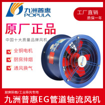 Kyushu Pratt & Whitney Axial Fan 220V Powerful Pipe Kitchen Smoke Machine Industrial Exhaust Post Fan 380V