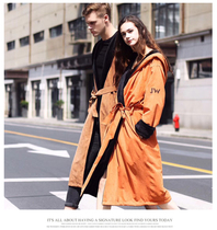 JW designer hooded nightgown wearing a couple long flannel jacket mens bathrobe ladies warm home clothing tide