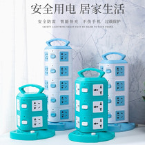 Solid insertion platoon multipurpose multifunction planker home electric platoon plugboard vertical porous position usb socket tower-type insert p