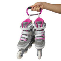 Roller skate adhesive hook buckle D-shaped external aluminum alloy shoe lifter labor-saving outdoor large hook multi-color