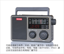 Tecsun Desheng RP-307 portable DSP digital demodulation radio Bluetooth speaker digital player