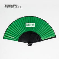 VM Original Design Just Good Fan Summer Durable Folding Fan Brief Joins Personality China Fan