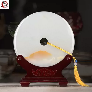 玉石玉璧玄关摆件-玉石玉璧玄关摆件促销价格、玉石玉璧玄关摆件品牌- 淘宝