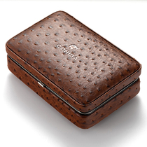 High-end Cuban Cigar Moisturizing Box Mens Cigarette Case Carry-on Bag Professional Cigar Case Travel Cigar Cut Suit