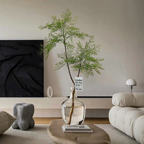 Simulation green plant Nantian bamboo color desktop bedroom ornaments with customizable fake flowers Nordic retro style decoration