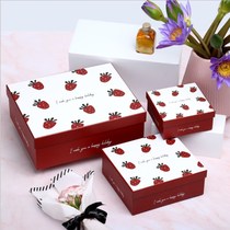 Gift box ins style premium perfume gift box packaging box ritual exquisite Teachers Day empty box gift box