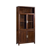 Xingye Furniture Book Sandalwood Series New Chinese Ebony Combination Bookcase Side Cabinet (992*380*2100)