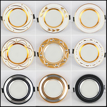 Downlight LED ceiling lamp embedded home 5 watt three-color dimming living room aisle ceiling cave light cat eye lamp