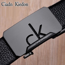 Men Strap Automatic Buckle Genuine Leather Belt Head Layer Bull Leather Pants With Business Casual 100 Lap Lengthening Pants Belt CK89