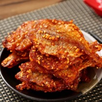 Red fish crispy red fish dried honey fish fillet crisp red fish dried fish spicy red fish dried fish spicy red fish 250g