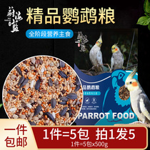 Xuanfeng parrot feed bird grain yellow Ghana with Shell grain seeds melon seeds oatmeal mixed grain a piece of 5kg