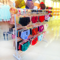 Underwear shelf hanging underwear shelf bra display rack landing underwear Nakajima rack double-sided underwear hanger display rack