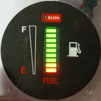 Hongri Electronic car and motorcycle instrument modification accessories LED display electronic oil meter movement DIY
