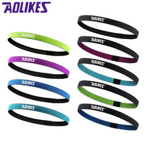 Aolikes men and women universal anti-skid exercise running fitness yoga anti-sweat hair tie hair belt anti-sweat sports headband