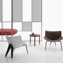 Nordic design FRP economy easy chair zongzi chair shell chair hotel office model room home seat