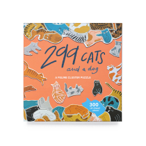 (Official Authorization) 299 Cat 1 Dog Animal Puzzle Birthday Christmas Gift Spot UK Purchase